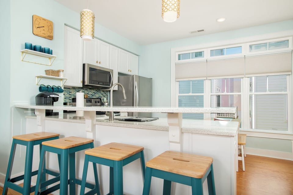 Barstools for extra seating