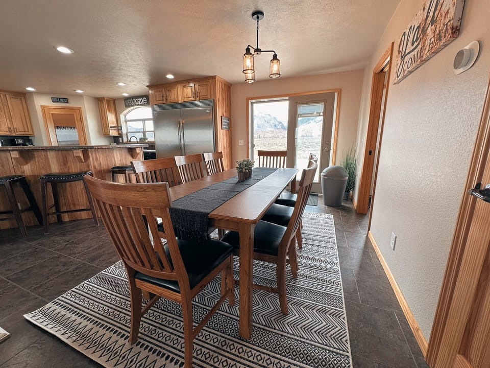 Large farmhouse style dining