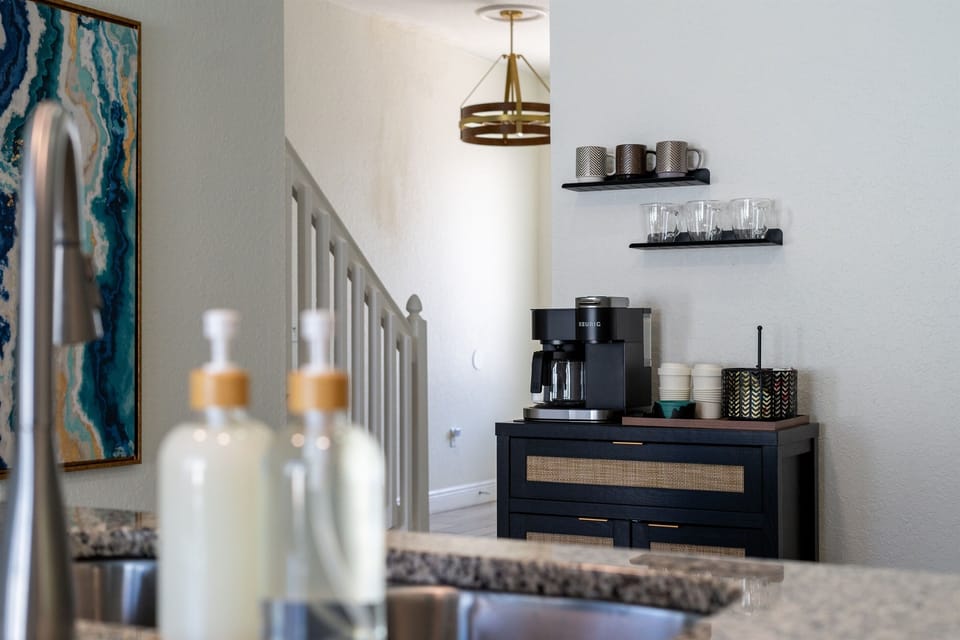 Start your mornings right with our brand new Coffee Bar featuring the versatile K-Duo® Single Serve & Carafe Coffee Maker.