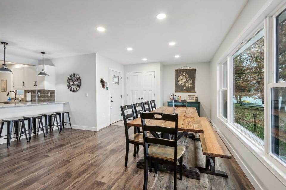 Custom made farmhouse table