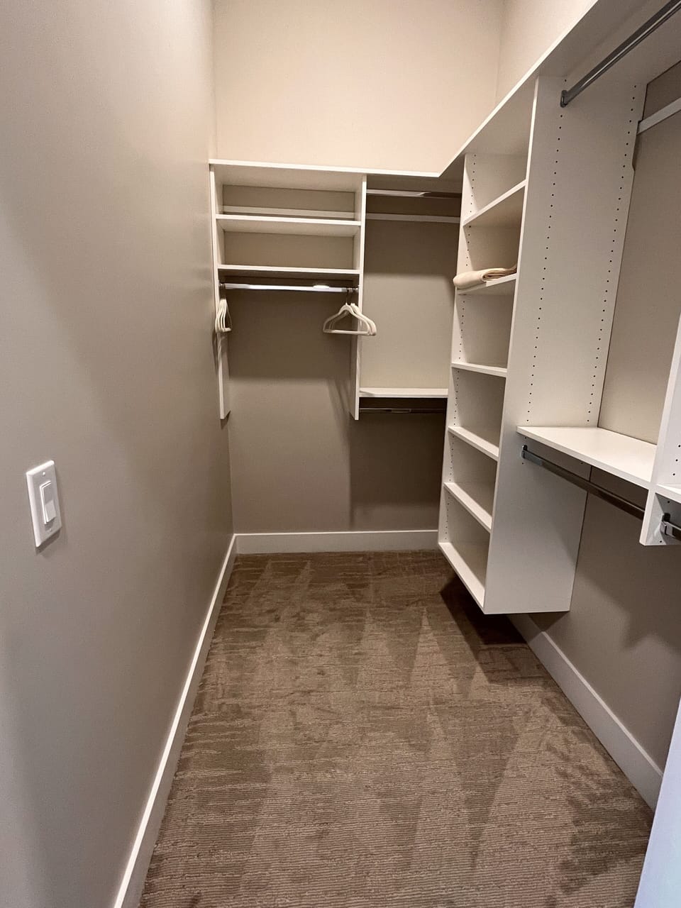 Walk In Closet for King Primary Bedroom