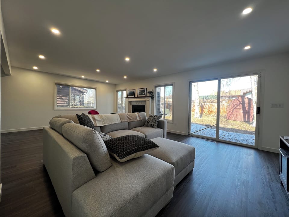 Downstairs living area
