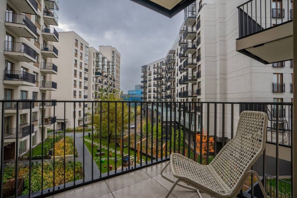 Balcony With Relaxing Garden View | Book Now With RENTUJEMY