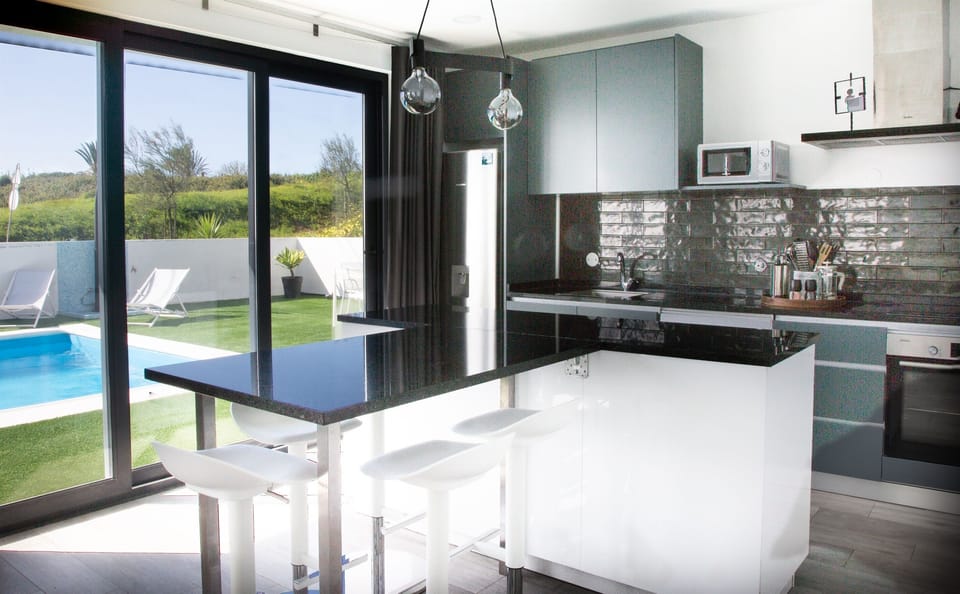 1 of 2 full kitchens