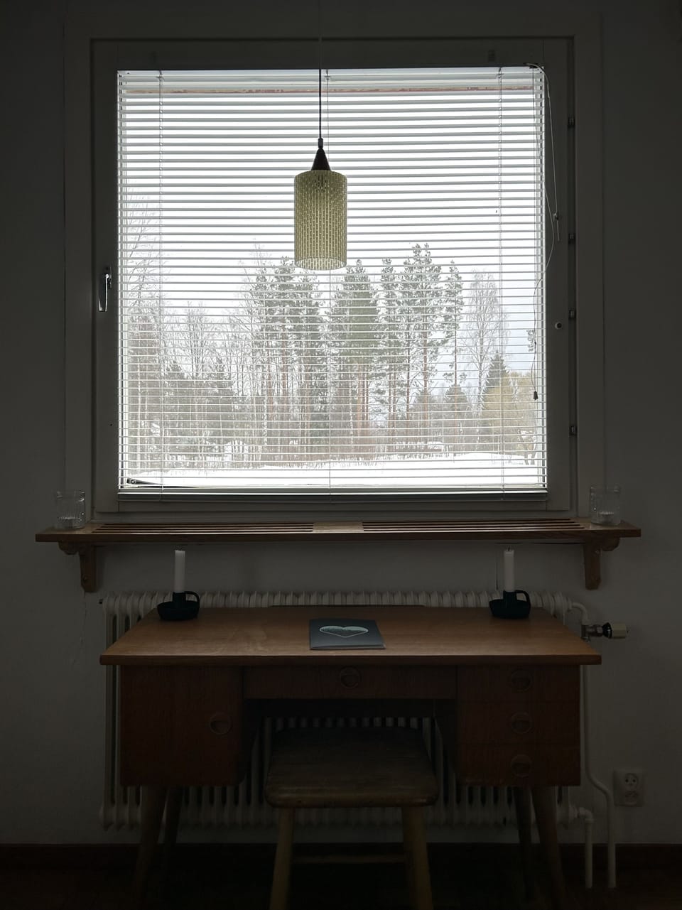 Desk - with a view! Perfect for working from home. Reliable high speed WIFI too!