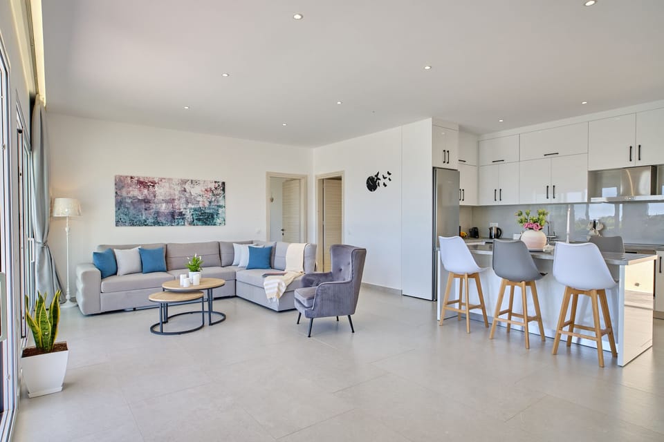 Lefkimmiatis Villa Erika Newly Built Interior