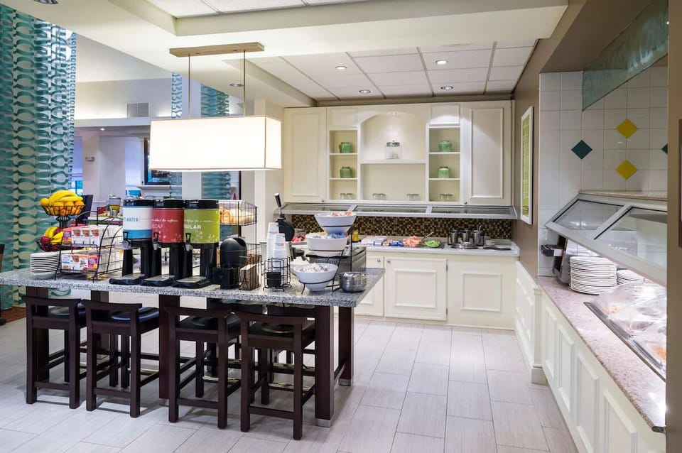 Start your morning with a fresh, inviting breakfast spread.