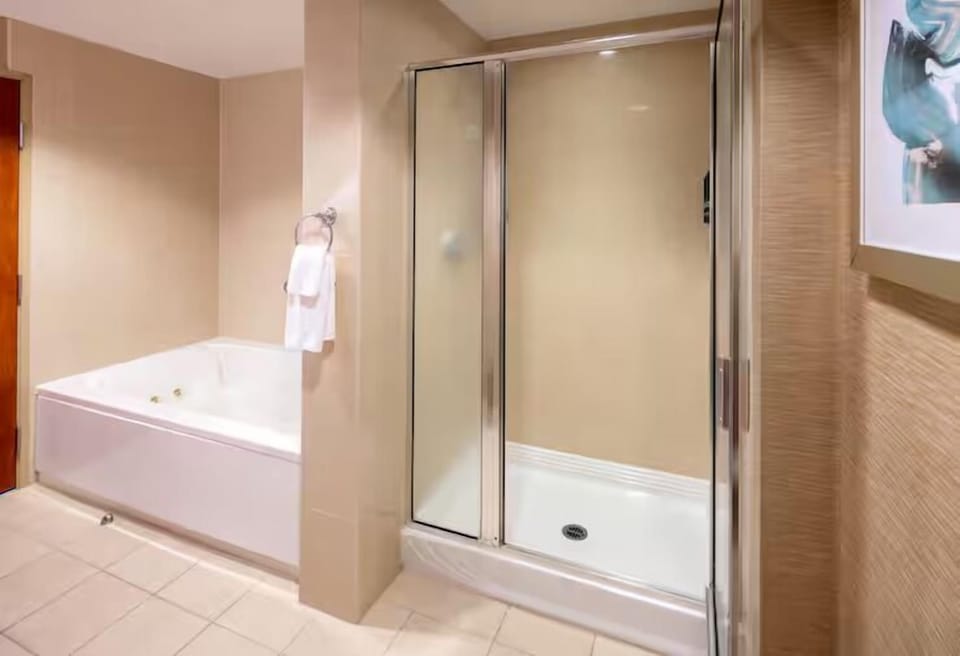 Rejuvenate with a soothing soak or a refreshing shower.