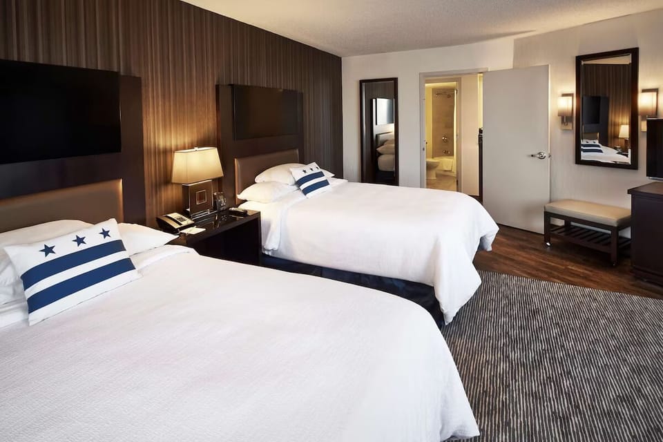 Unit with 2 Double beds