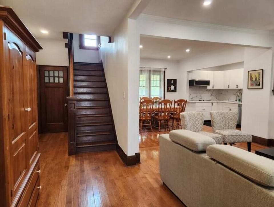 Stairs to second floor