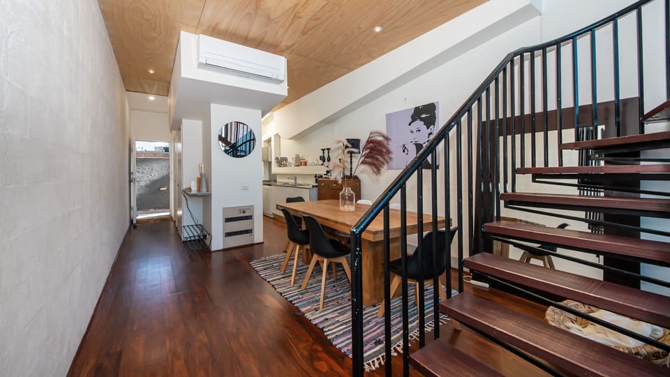 Staircase leading upstairs