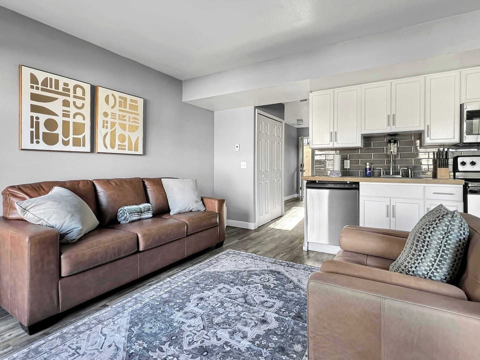 Cozy, comfortable and spacious living area.
