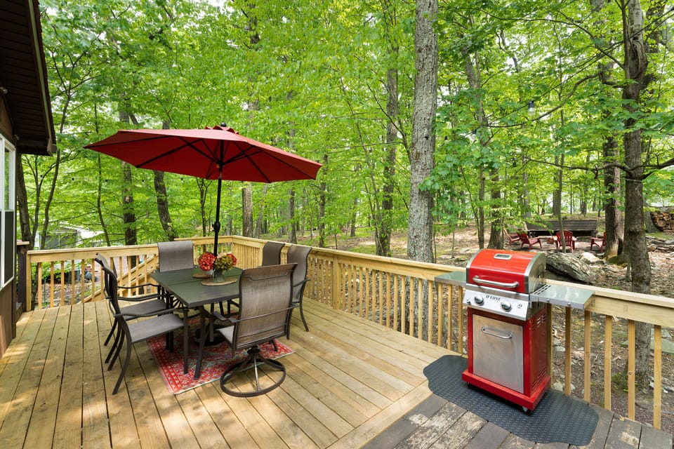 BBQ Grill with provided propane
