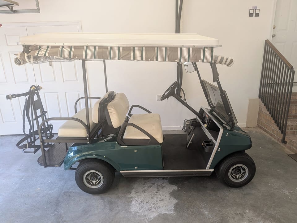4 passenger golf cart