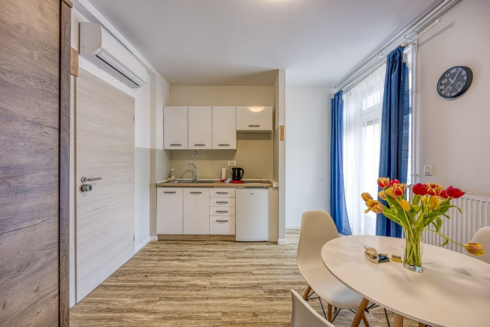 Kitchen and dining area