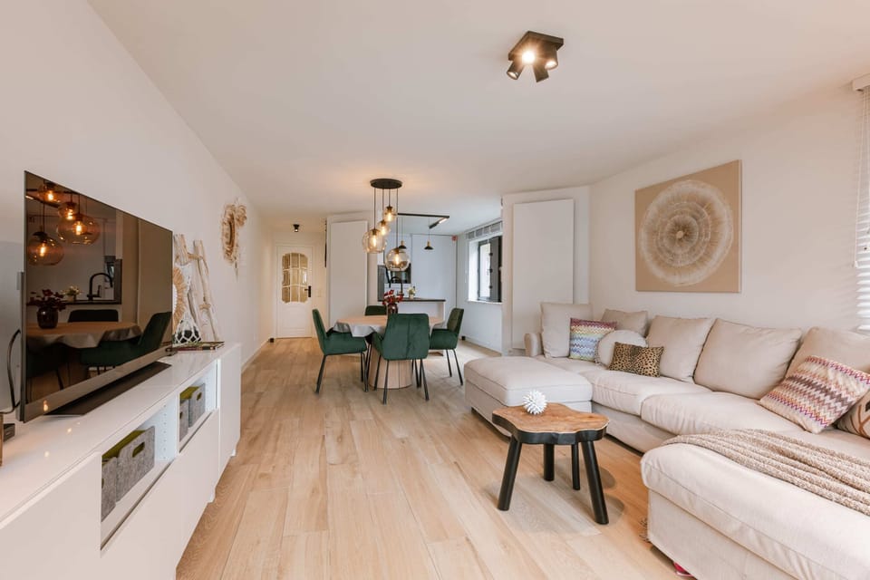 Living room with television