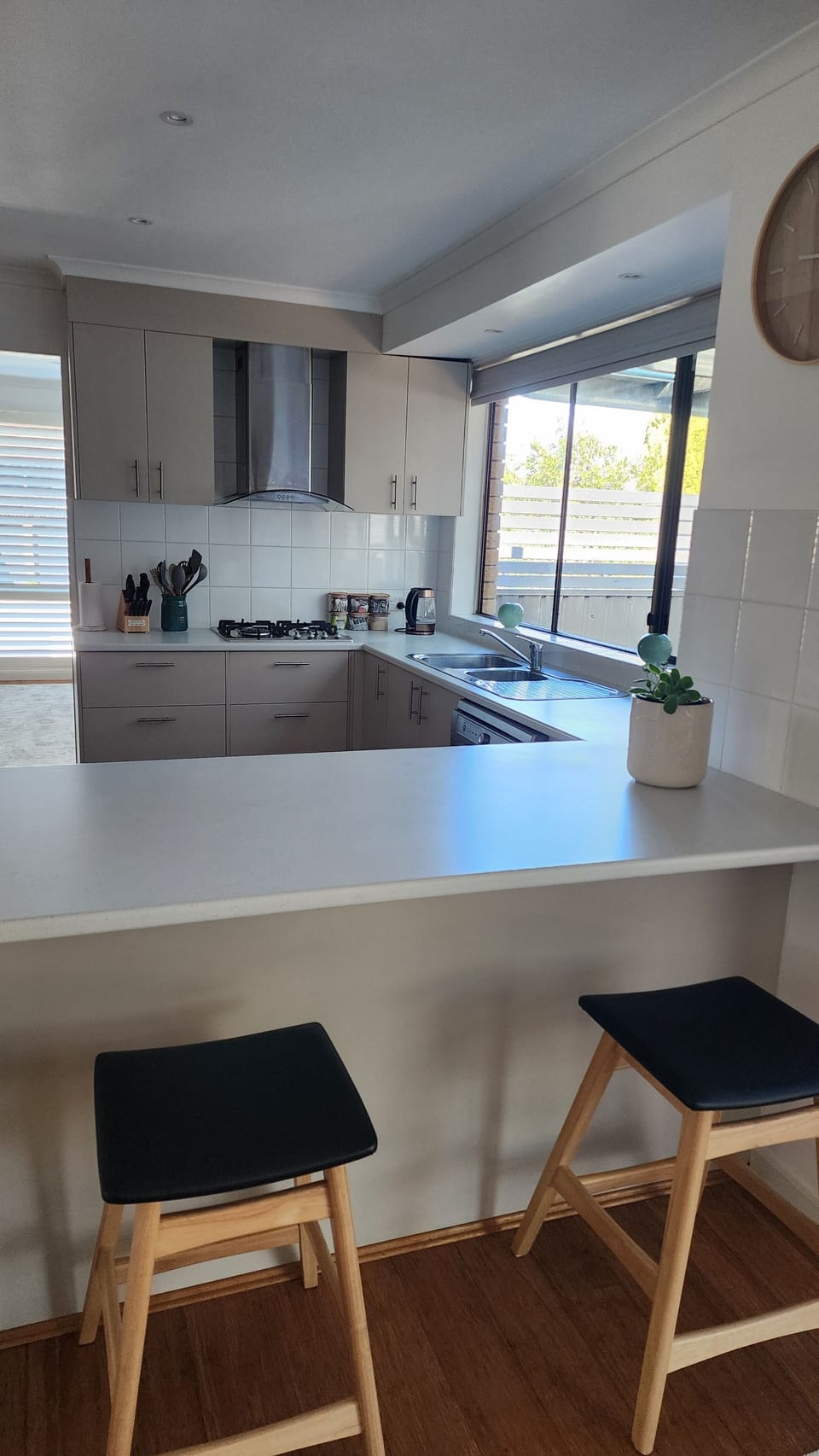 Kitchen with bench seating