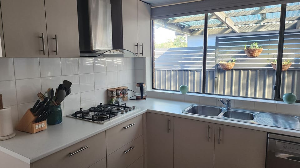 Stove, exhaust fan and sink