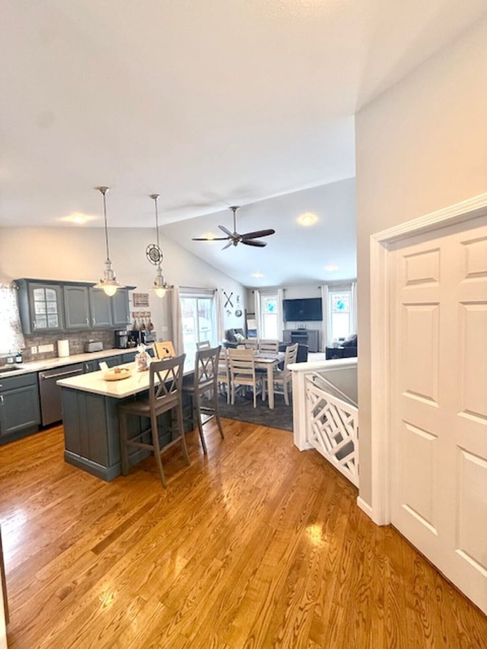 Kitchen and Living Room