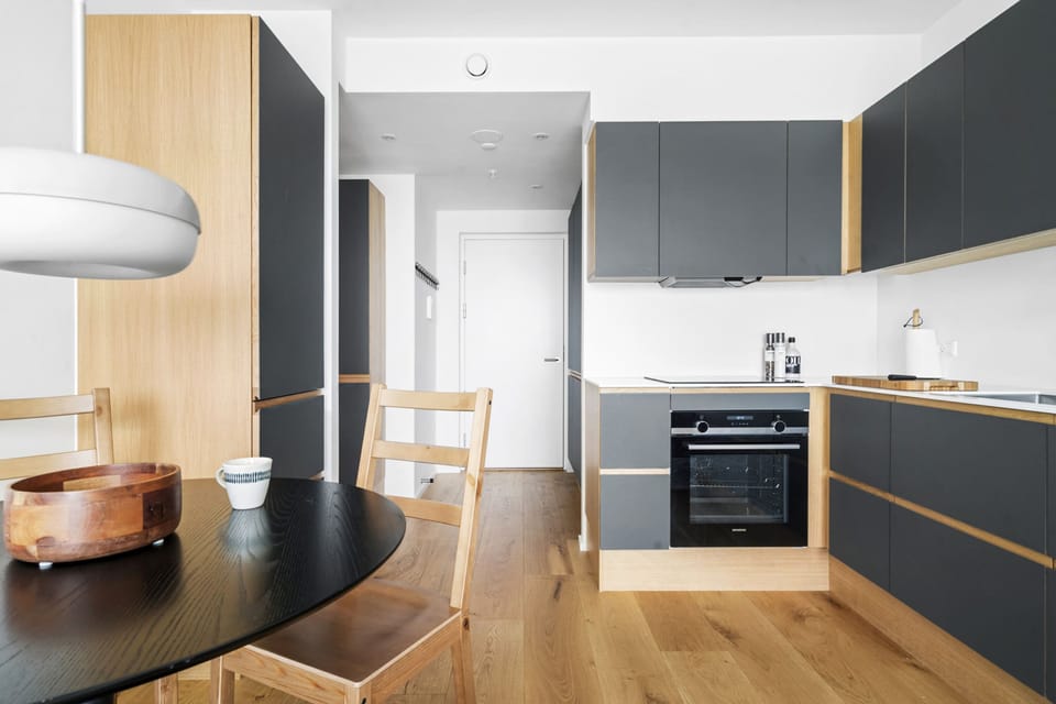 Kitchen and dining area