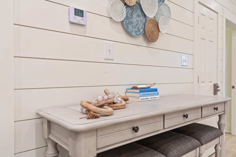 A dedicated desk space for work, study, or catching up on emails!