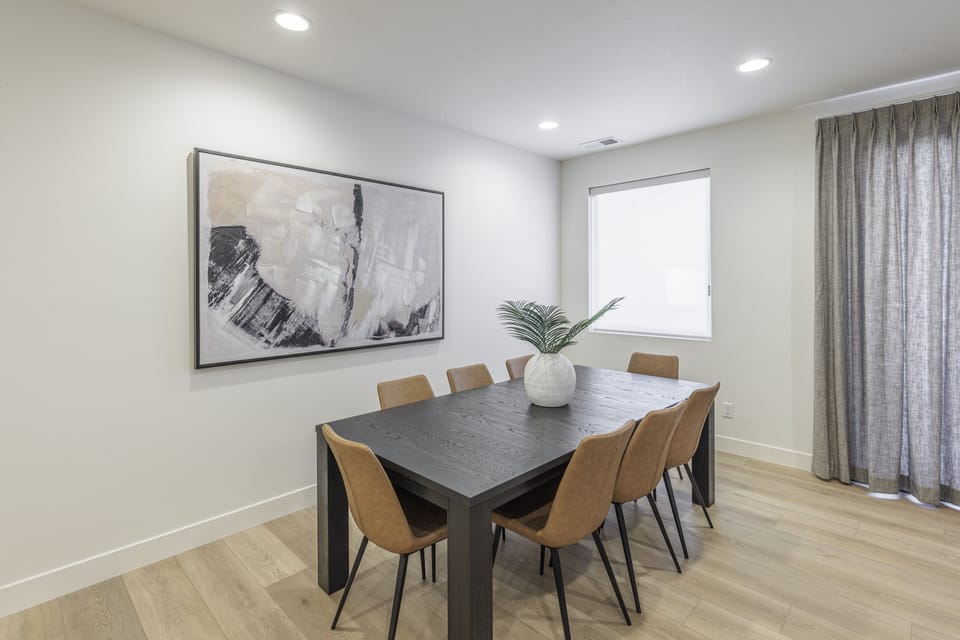 Dining Table - Share memories and stories while enjoying a family style meal around the Dining Table.