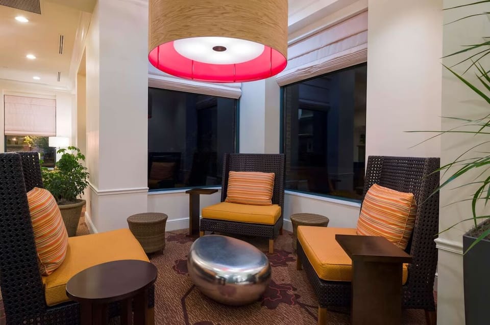 Sink into quiet seating nooks for chatting or late-night reads.