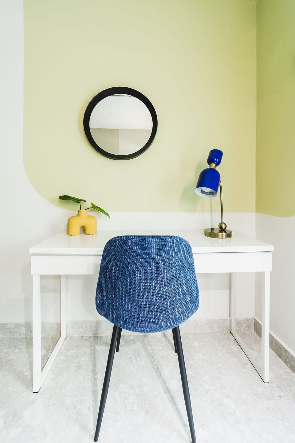 Desk workstation within Laurel unit. 