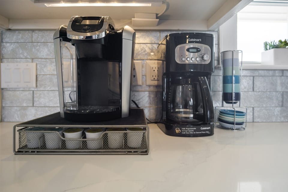 The Paradise Palms Kitchen: Your coffee bar awaits! Don't forget your favorite coffee.