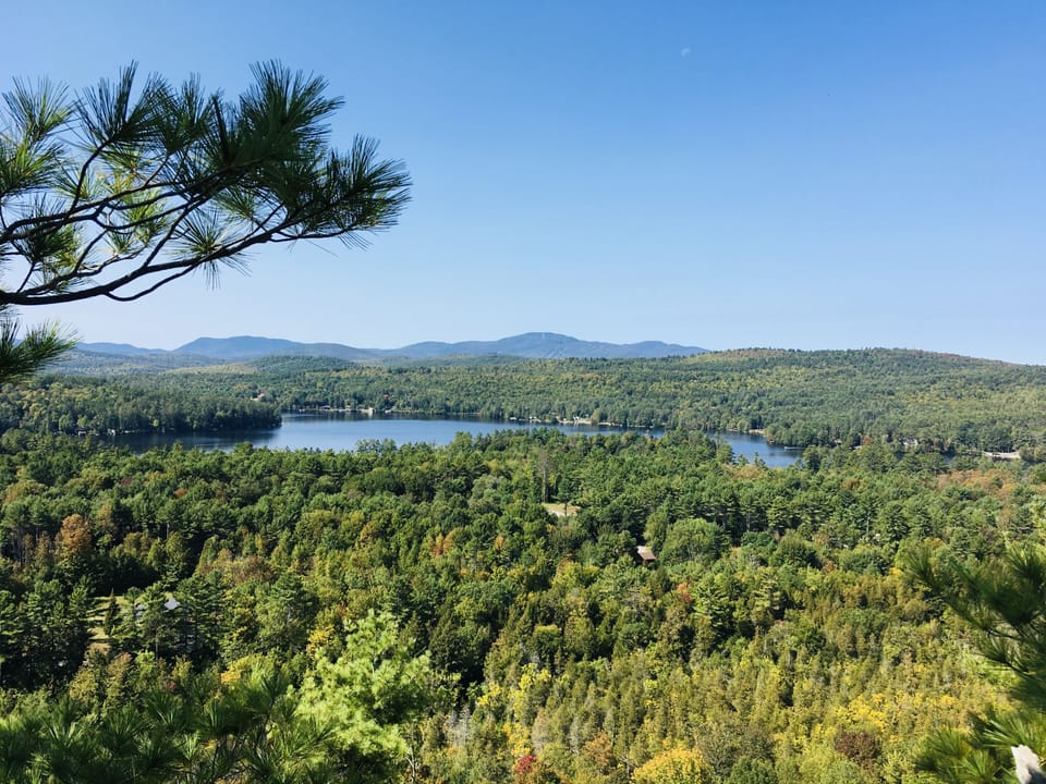 Loon Lake from nearby Stewart Mountain