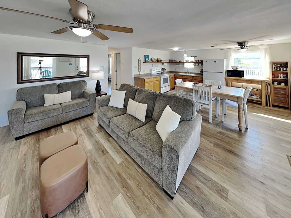 Open Concept Living Room, Kitchen, & Dining Area