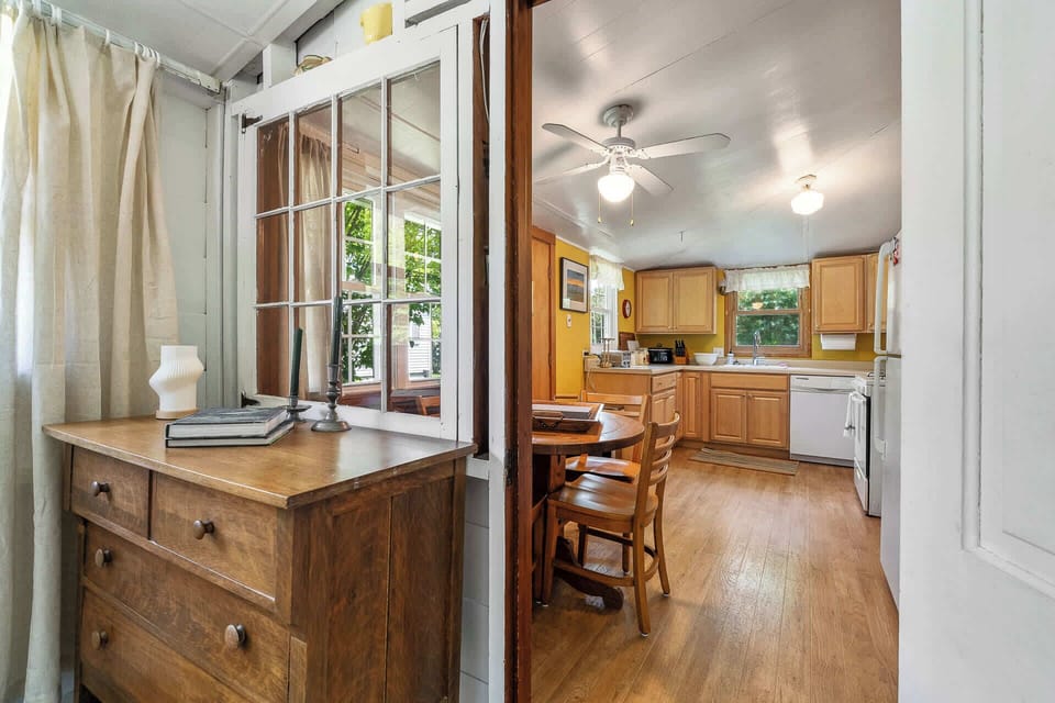 Sunroom off Kitchen of Fish Creek Farmhouse