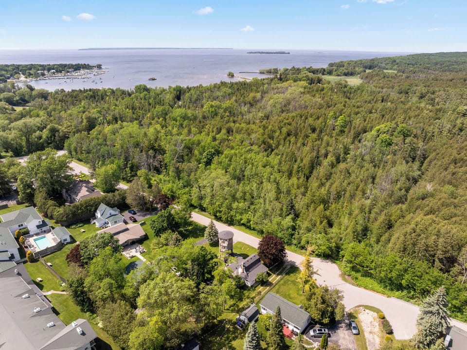 Areal View of Silo Guest House