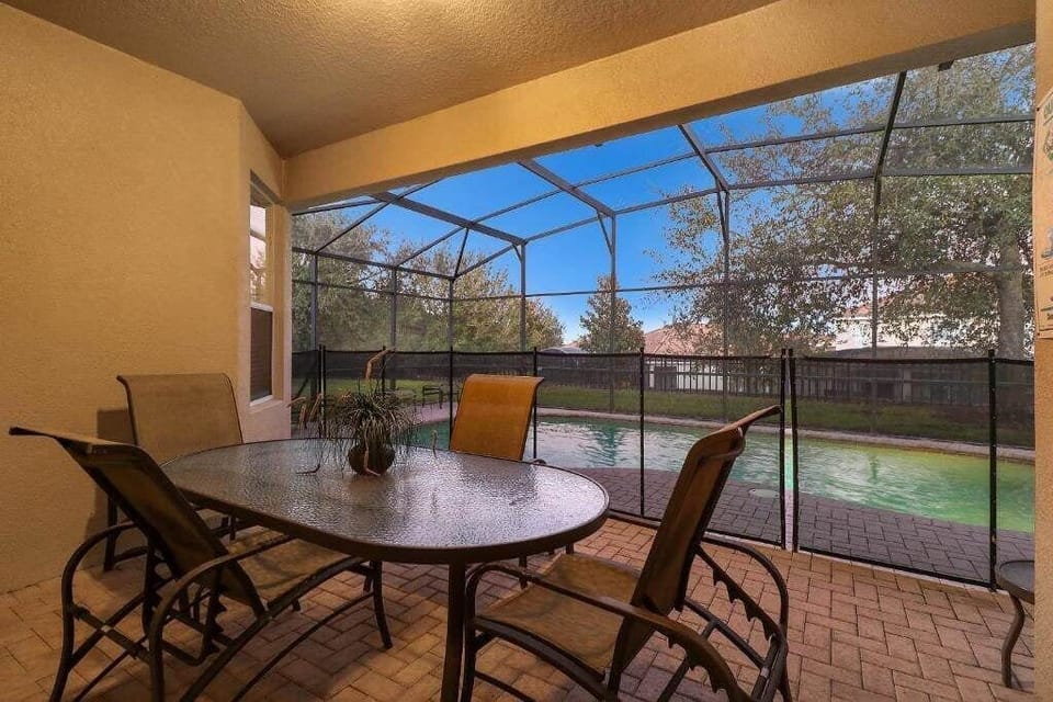 Patio and pool view