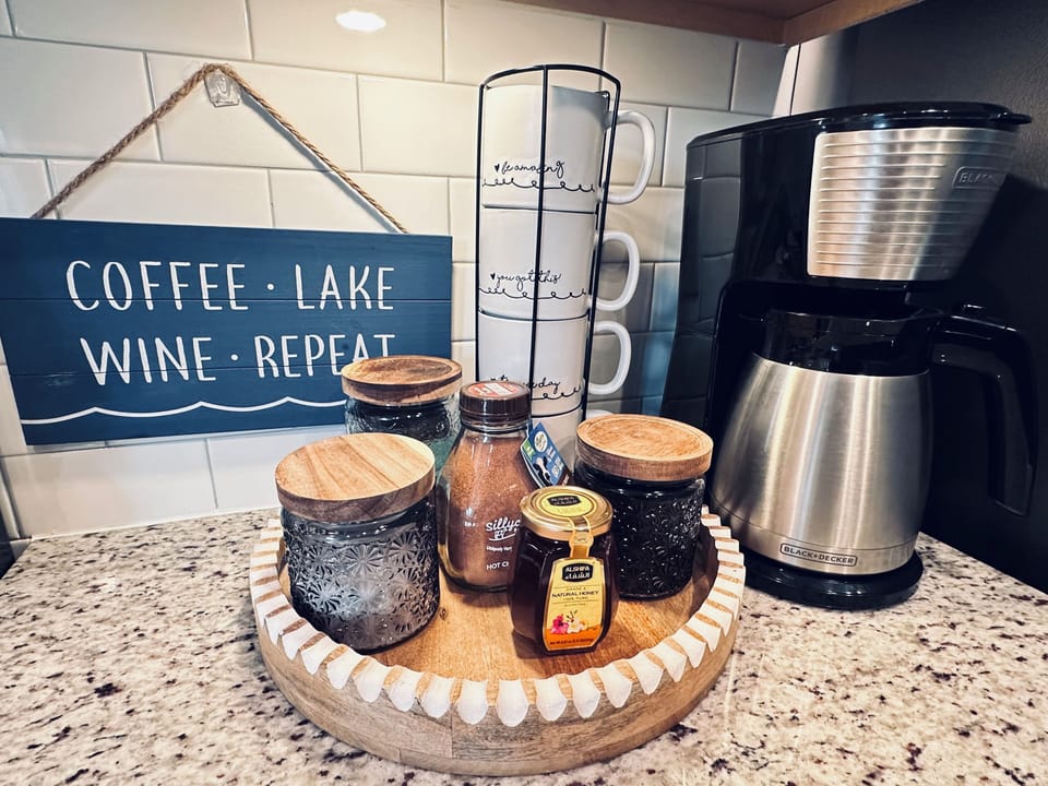 Complimentary coffee bar