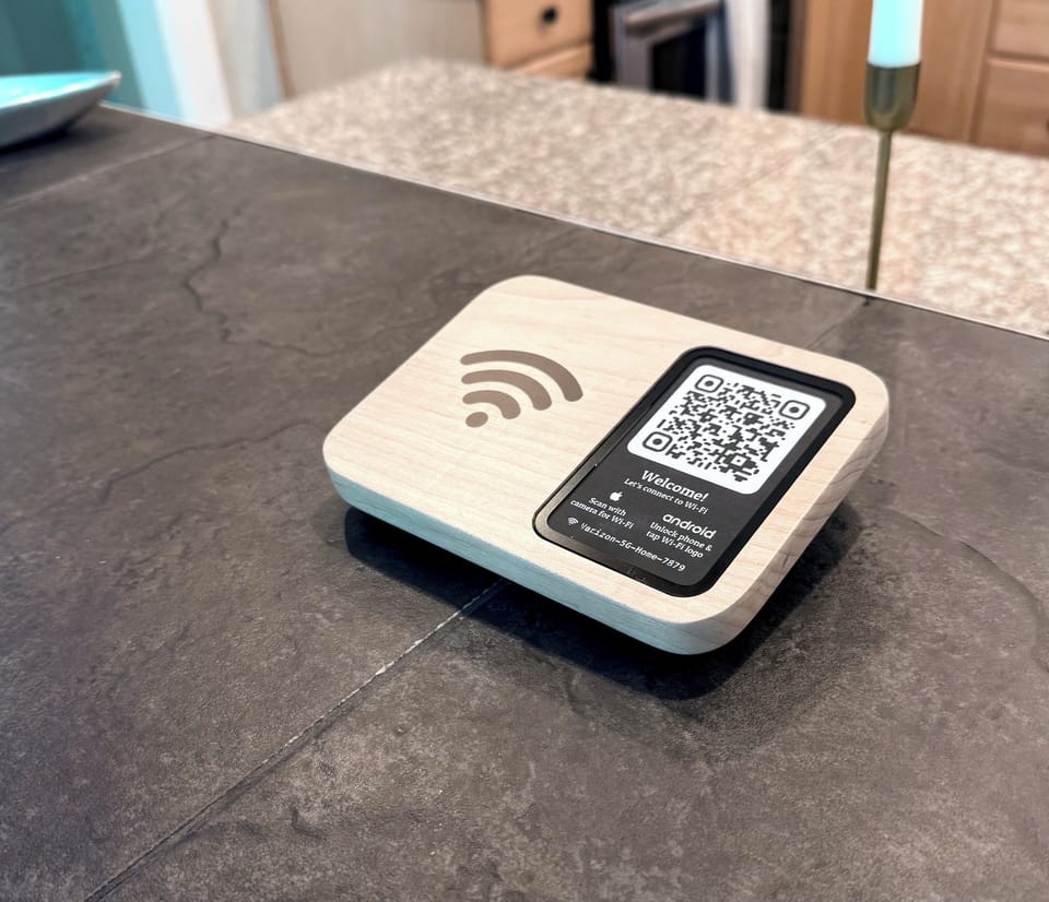 Tap to Connect instantly to the Wifi Network!