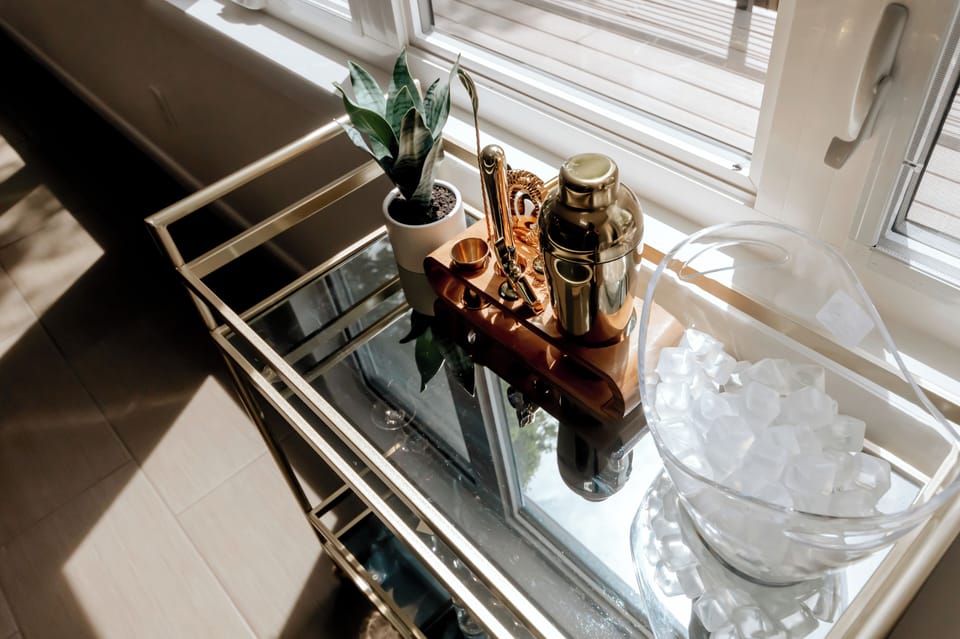 No-host bar cart.