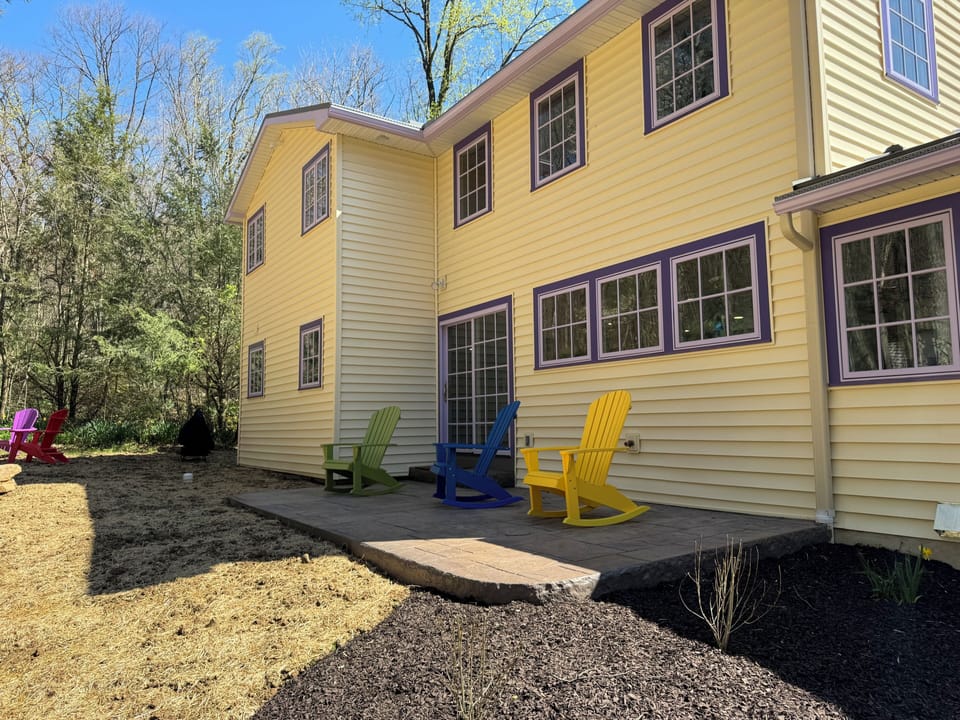Rear patio