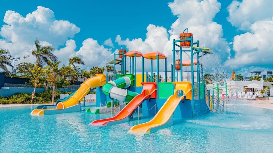 Splash into colorful slides and laugh all afternoon together.