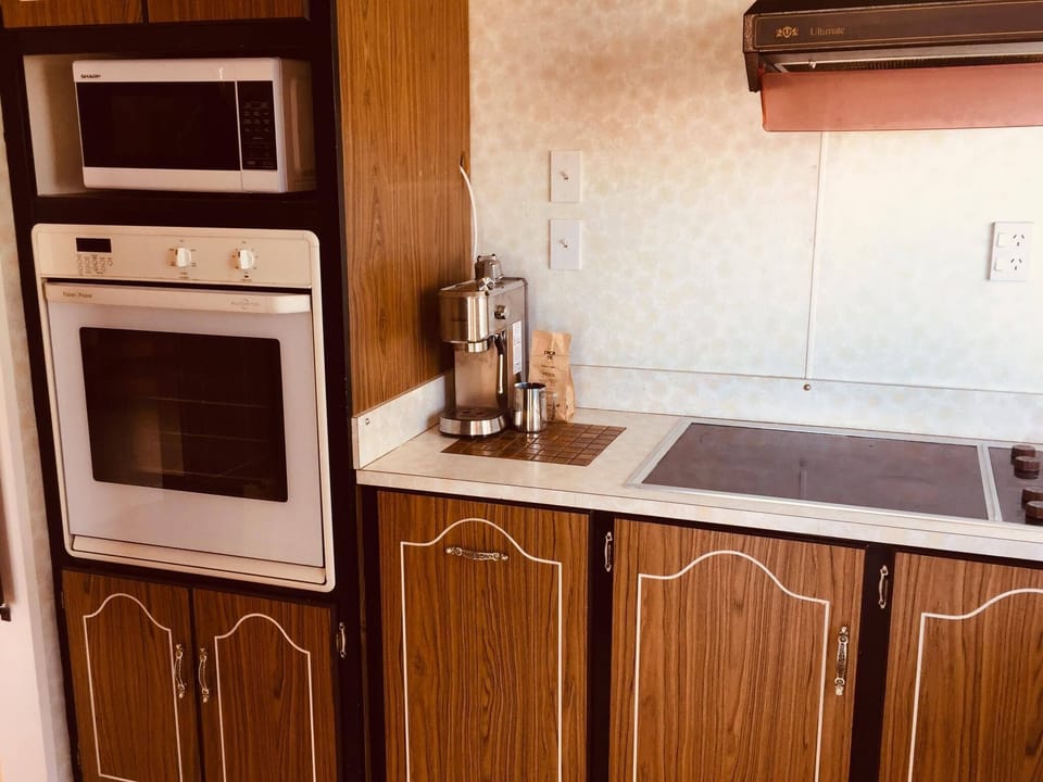Kitchen full of all your expected kitchen things.
