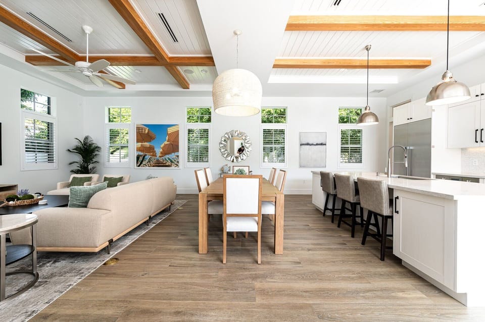 Open concept floorplan