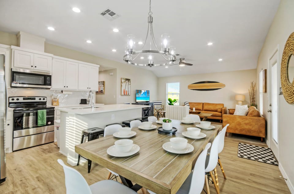 Spacious open-concept.