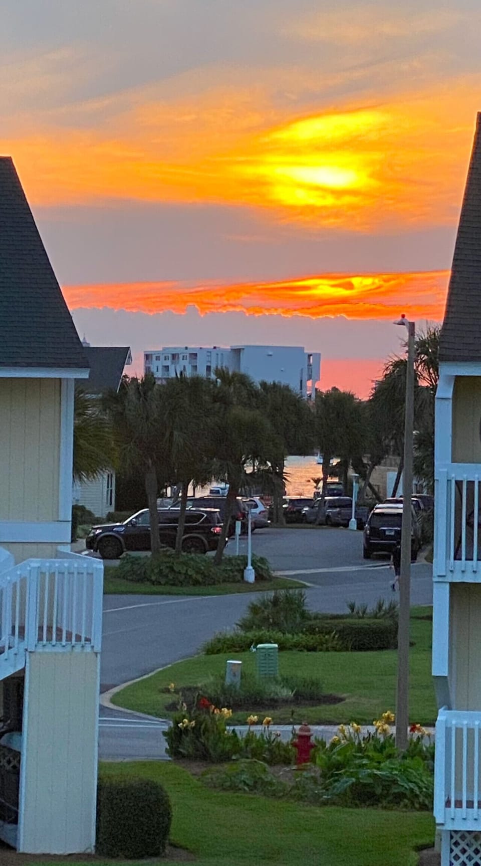 Sunset from back deck