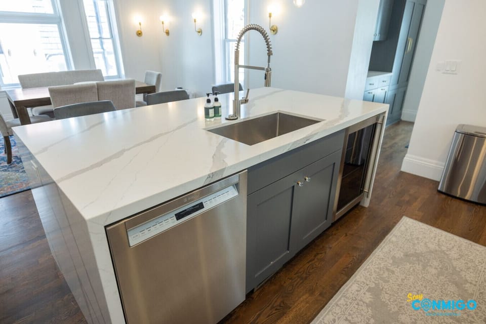 Beautiful kitchen for preparing meals