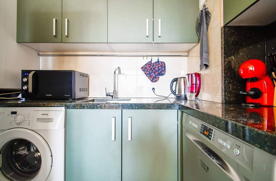 Modern kitchen with everything you need for cooking at home.
Book now and feel free to cook your favorite meals.