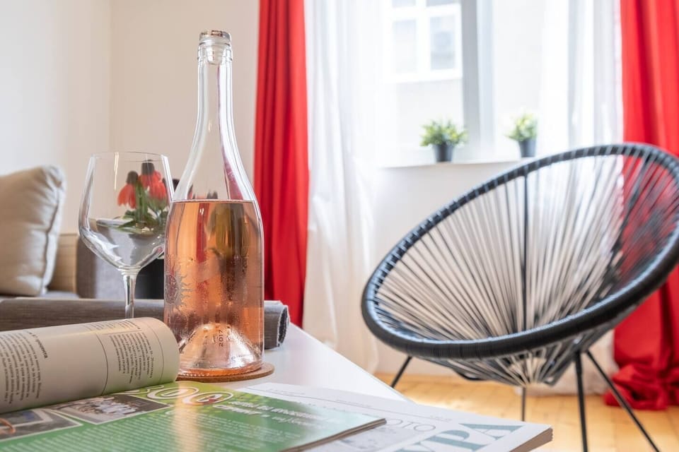 A glass of wine never felt better!