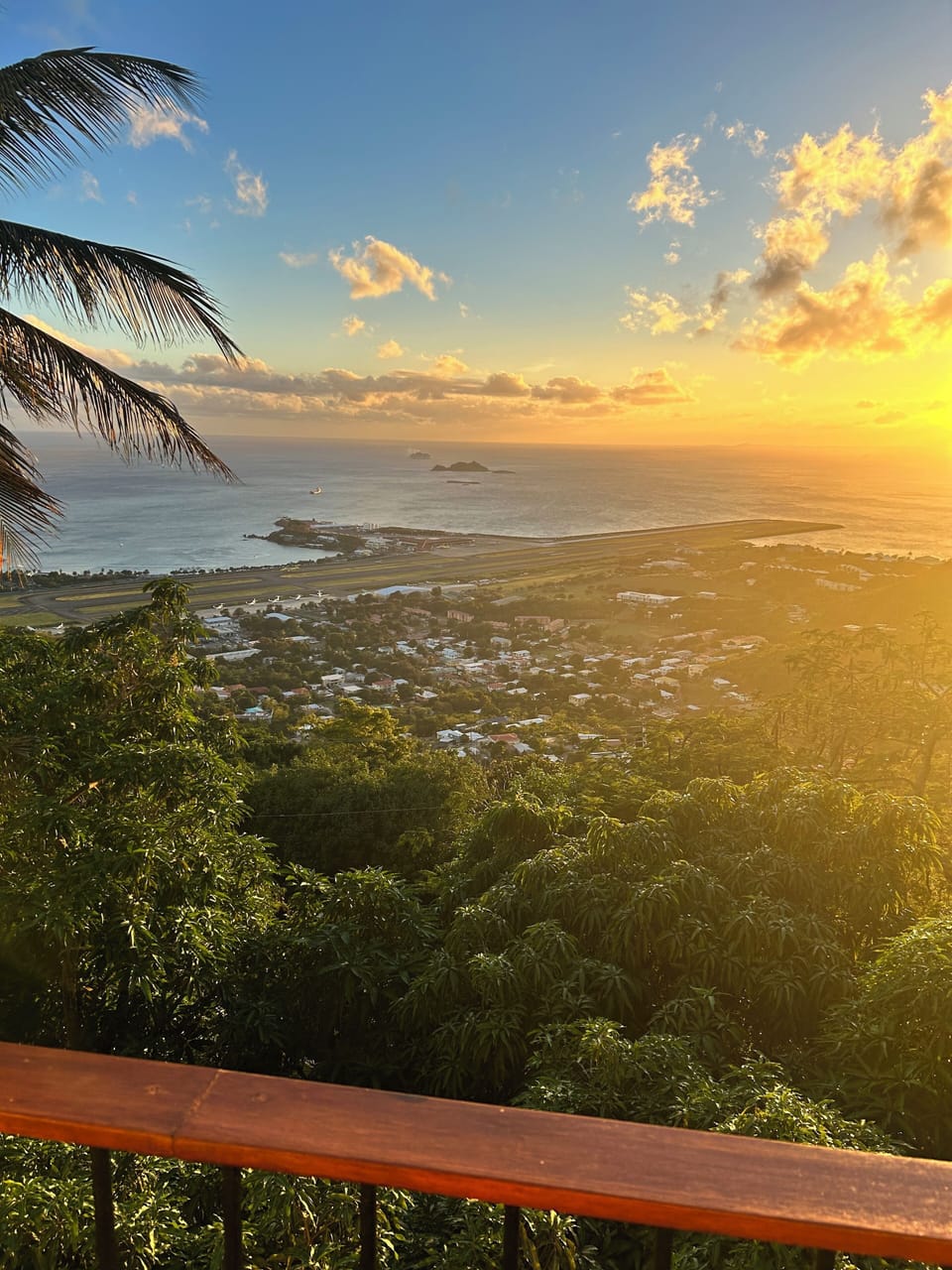 Beautiful views from the balcony