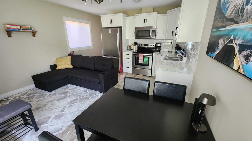 Full kitchen with all needed cooking utensils.