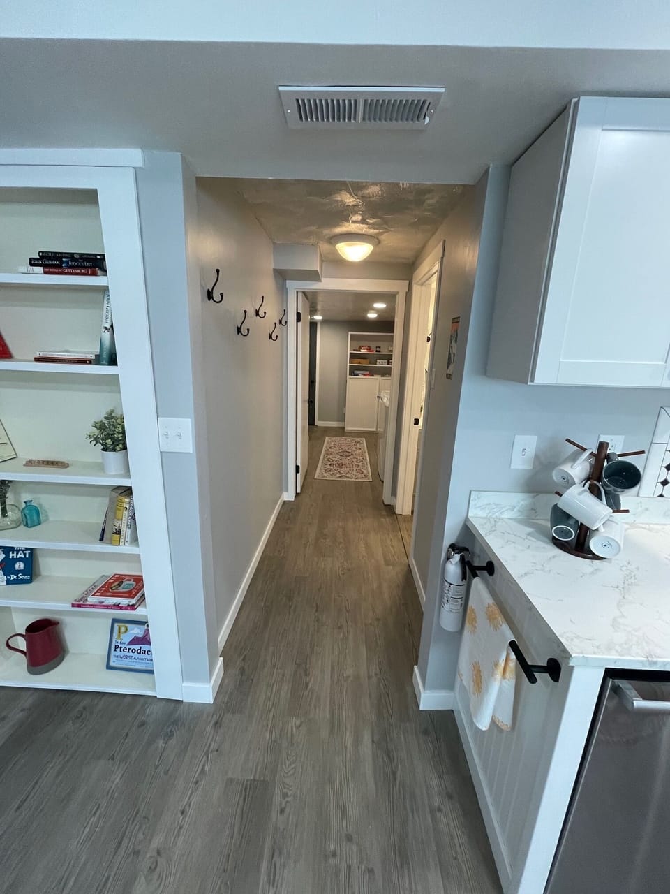 View as you walk in the entry door
