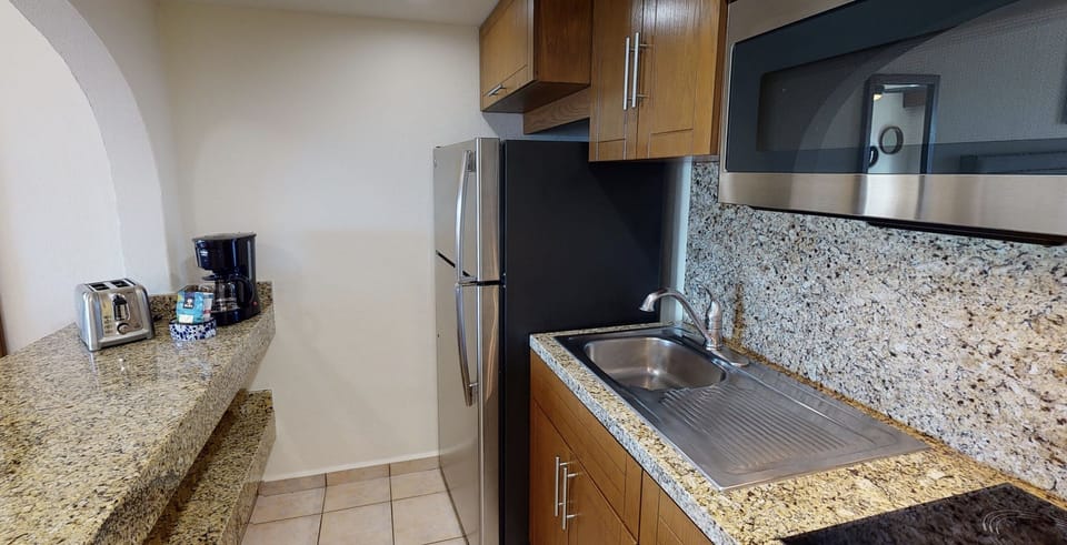Suite's Modern Kitchenette - Dine In Style at Villa del Palmar Cabo.